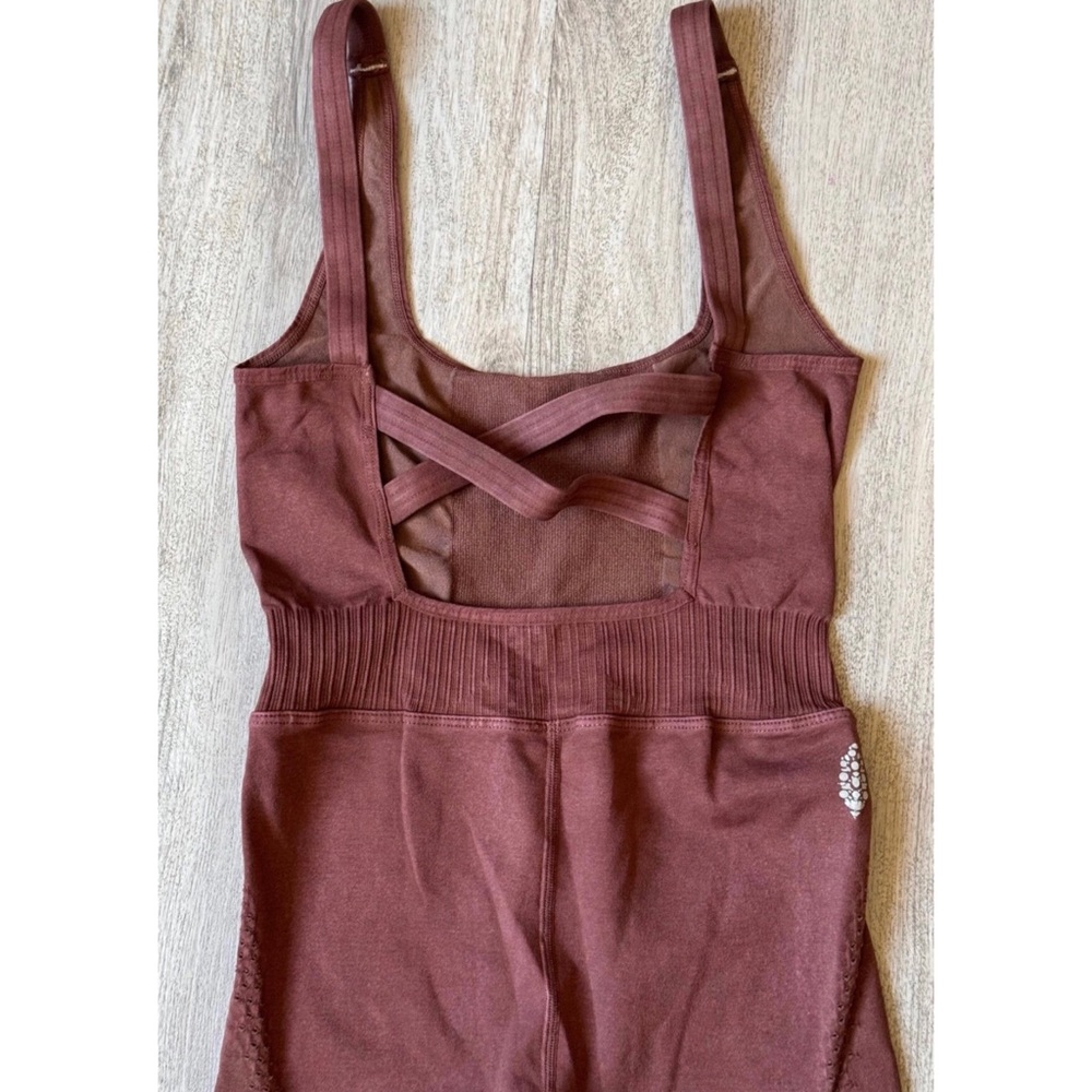 Free People Movement Good Karma Onesie Size XS/S Nutmeg Color - Picture 11 of 13